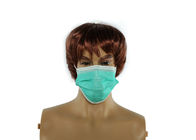 Maschera di protezione eliminabile verde non tossica comoda con CE FDA ISO13485