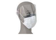 3 pieghe Earloop protezione l'antibatterico eliminabile chirurgico della maschera con il chiaro schermo di plastica