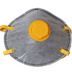 Maschera della tazza FFP2 del carbonio attivata anti polvere, maschera di polvere non tessuta eliminabile con la valvola