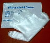 Trasparenti eliminabili dei guanti del PE del commestibile impressi/lisciano il servizio di superficie dell'OEM