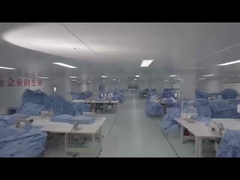 Abiti chirurgici usa e getta per l' ospedale abiti chirurgici non tessuti SMS sterili resistenti ai fluidi abiti chirurgici