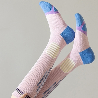 Calzini sportivi a compressione calzini da donna calzini da uomo calzini unisex traspiranti calzini per correre, andare in bicicletta, calcio, escursioni, viaggi