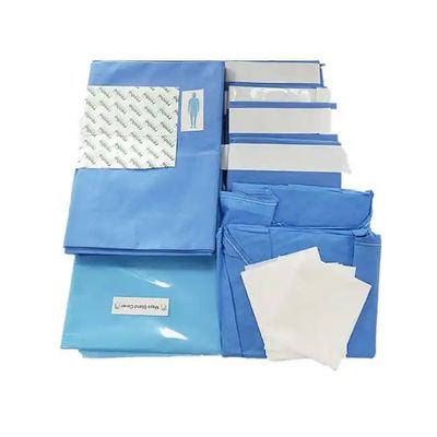 Blue Surgery Pack Classe II Classificazione degli strumenti Evitare la luce solare diretta Condizione di conservazione Kit chirurgico medico per l'ospedale