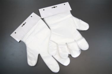 0.5g - chiari guanti eliminabili di plastica trasparenti 1.3g per manipolazione degli alimenti