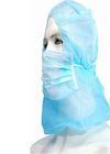Il cappuccio eliminabile non tessuto dello spazio del cappuccio dei pp cuce con i campioni liberi della maschera di protezione di 2/3 di piega
