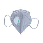 Maschera di polvere amichevole FFP2 dell'anti di inquinamento pelle pieghevole della maschera FFP2 con la valvola