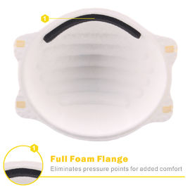 Maschera eliminabile della tazza FFP2, maschera di sicurezza di costruzione con la clip di alluminio regolabile del naso