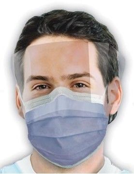 Il EO ha sterilizzato 3Ply 4Ply che Earloop eliminabile protezione la maschera con la visiera