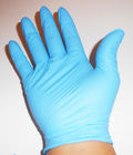 Il guanto blu del nitrile dell'esame di Dispsoable spolverizza a 12 pollici libero per uso medico