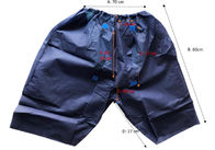 Pantaloni eliminabili blu scuro di colonoscopia degli abiti medici eliminabili non tessuti 45g