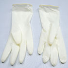 I guanti eliminabili bianchi dell'esame del lattice spolverizzano libero per uso medico regolare