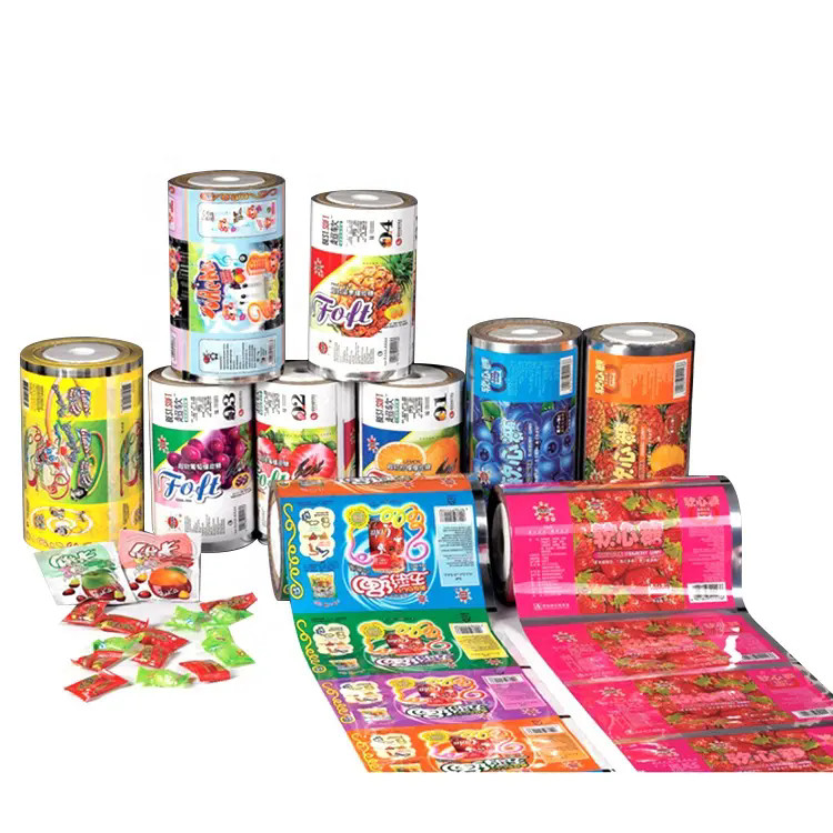 Etichettatura di imballaggio con manica PETG automatica stampata Pet Shrink Pvc Food Wrap Film Imbottigliato