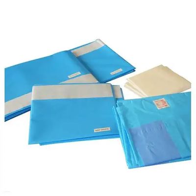 Set chirurgico monouso sterile E.O. in verde per uso medico