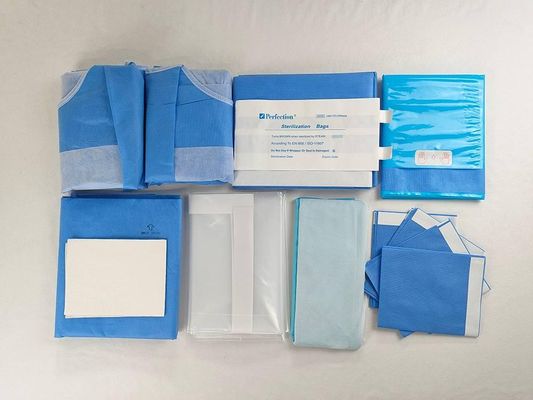 Perni cirurgici monouso Blu Verde Bianco Perni chirurgici sterili per sala operatoria e protezione del paziente