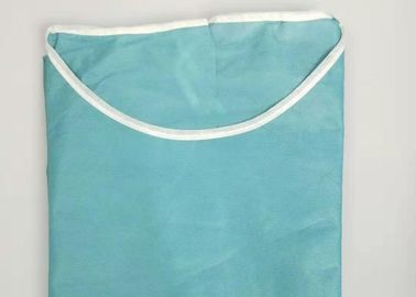 Colore verde resistente fluido delle maniche dell'abito chirurgico delle tute eliminabili lunghe di sicurezza